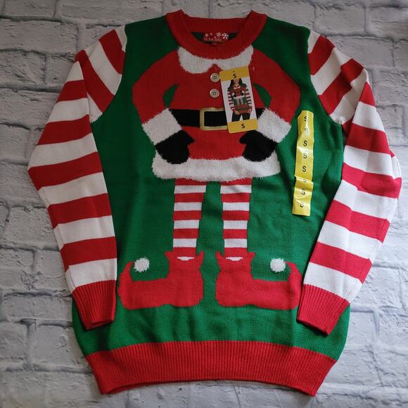 NWT to be jolly Ladies Elf Sweater size Small - Picture 4 of 6